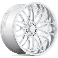 US Mag U140 Santa Cruz Chrome Wheels - 20x10 - 5x120.65 Bolt Pattern — Wheels & Rims