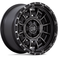 Black Rhino Legion Matte Black Gray Tinted Wheels - 17x9 - 5x127