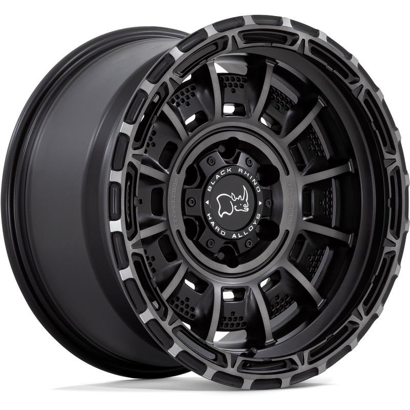 Black Rhino Legion Matte Black Gray Tinted Wheels - 17x9 - 5x127 — Wheels & Rims