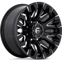 Roues Fuel D828 Quake Gloss Black Milled - 20x10 - 5x127 -18 Offset