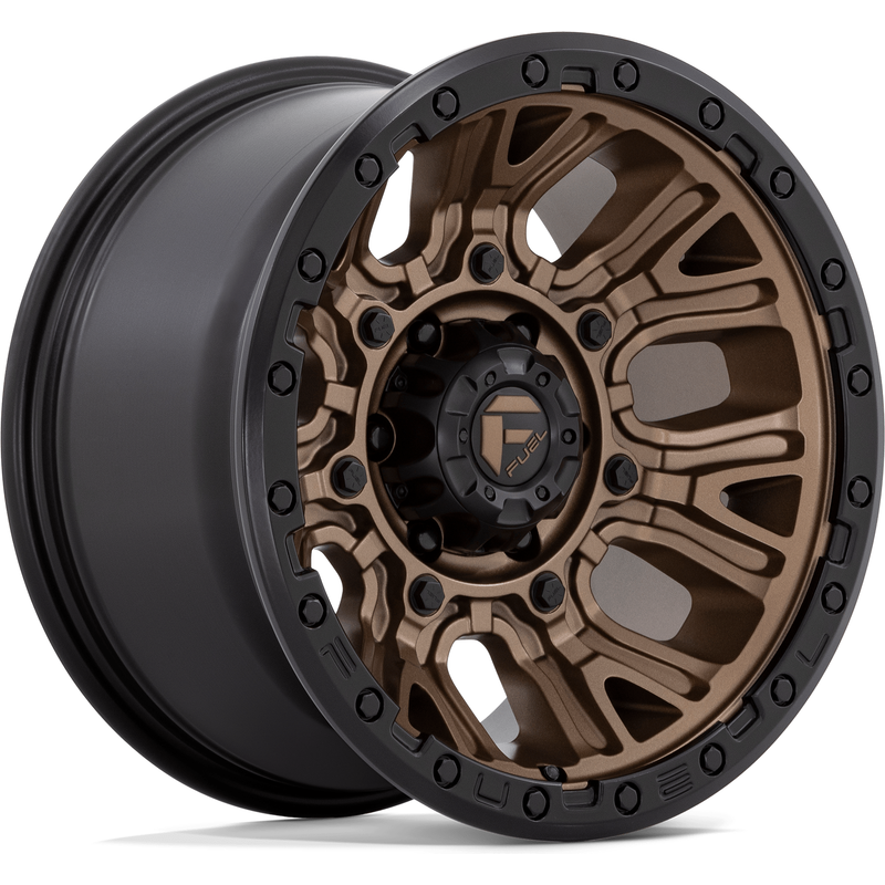 Fuel D826 Traction Matte Bronze Wheels - 17x9, 5x127, -12 Offset — Wheels & Rims