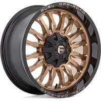 Roues Fuel D797 ARC Bronze avec Bord Noir - 20x9 - 5x127