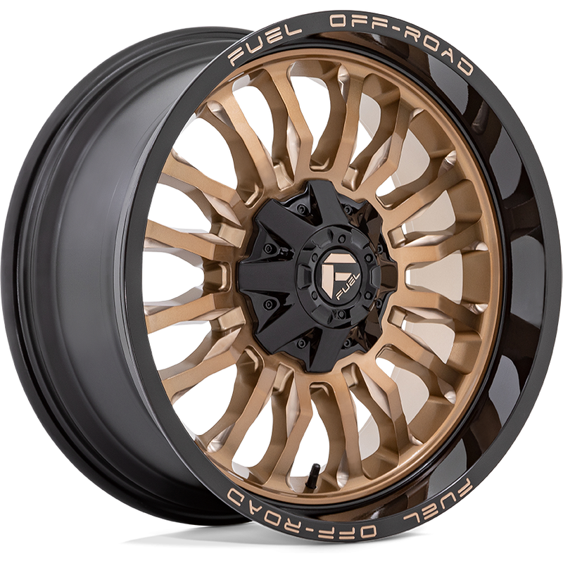 Fuel D797 ARC Bronze Wheels with Black Lip - 20x9 - 5x127 — Wheels & Rims