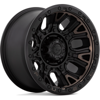 Roues Fuel D824 Traction Noire Mate - 17x9 - Motif de 5x127 — Roues et jantes