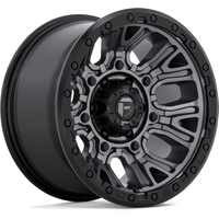 Fuel D825 Traction Gunmetal Black 17x9 Rims 5x127 Bolt Pattern — Wheels & Rims