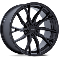 Niche M272 Novara Matte Black 20x9 Rims 5x112 Bolt Pattern 25 Offset — Wheels & Rims