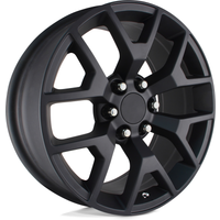 Performance Replicas PR150 Matte Black 22x9 Wheels 6x139.7 Bolt Pattern