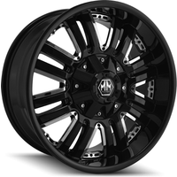 Mayhem 8070 Assault Gloss Black Wheels - 18x9 - 5x114.3