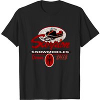 T-shirt pour hommes Scorpion Vintage Snowmobiles USA — T-shirts pour hommes