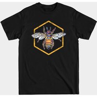 T-shirt pour hommes Vintage Honey Bee en noir — T-shirts pour hommes