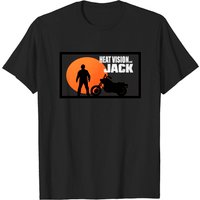 T-shirt Heat Vision And Jack pour hommes - Noir — T-shirts pour hommes