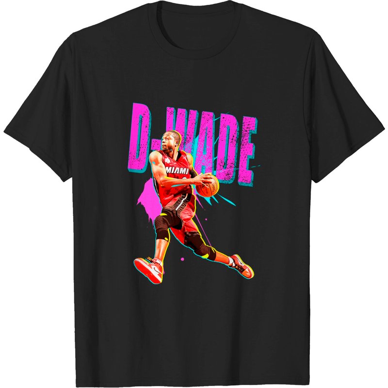 D-Wade Paint - Dwyane Wade - Men's T-Shirt — Mens T Shirts