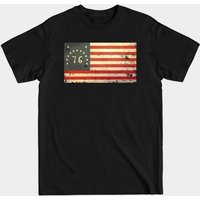 USA Bennington Flag Vintage T-Shirt for Men