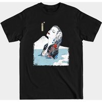 T-shirt pour hommes Onsen - Japon en noir — T-shirts pour hommes