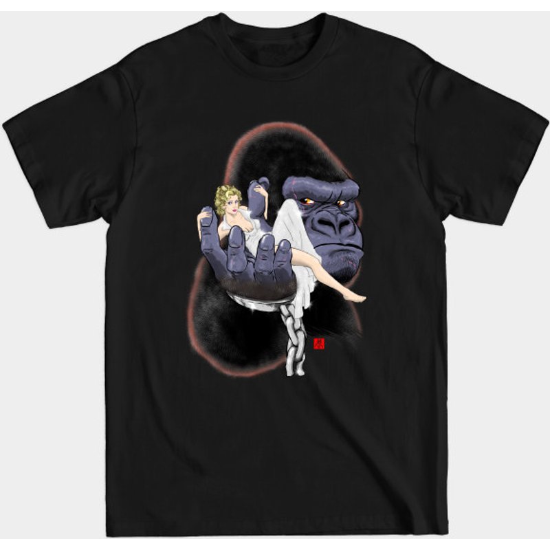 King Kong and Ann Darrow Men's T-Shirt — Mens T Shirts