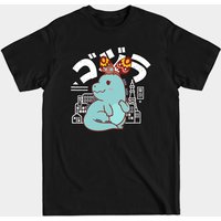 T-shirt pour hommes Kaiju Kawaii Kaiju en noir — T-shirts pour hommes