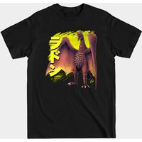 T-shirt pour hommes Rodan Kaiju en noir — T-shirts pour hommes