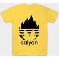 T-shirt noir pour hommes Saiyan