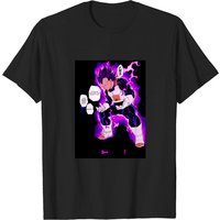 T-shirt Noir Ultra Ego Vegeta pour Hommes
