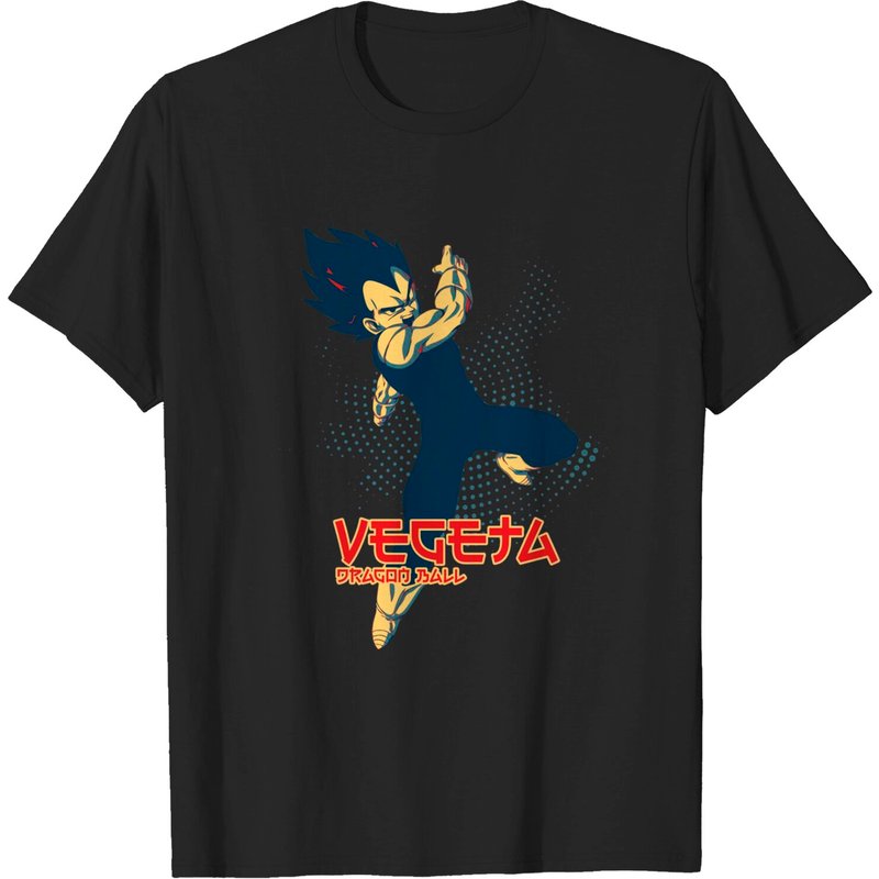T-shirt pour hommes Vegeta Dragon Ball Hope Style