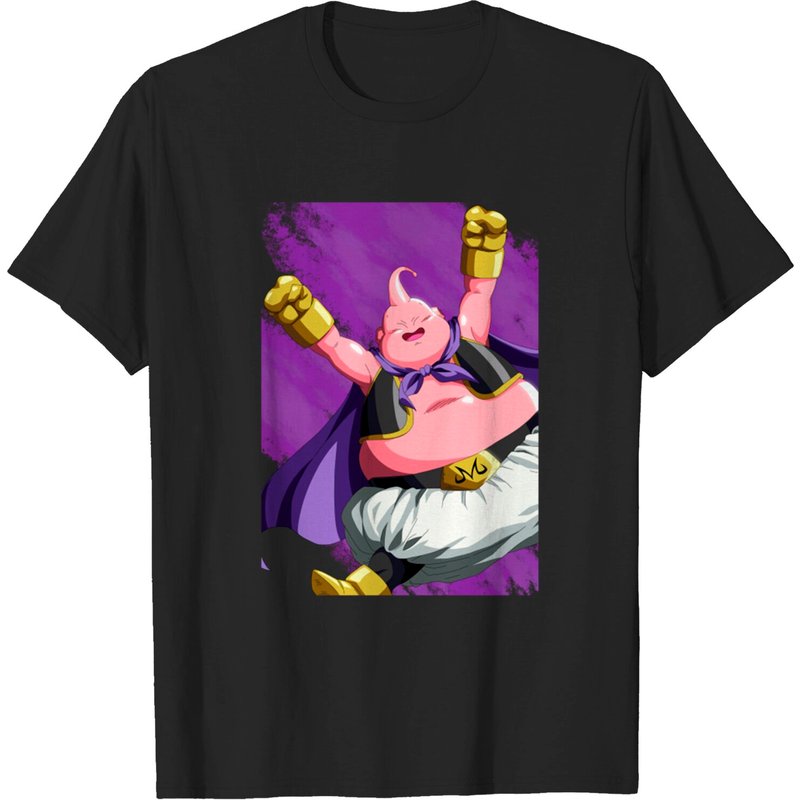 T-shirt Noir pour Hommes Majin Buu