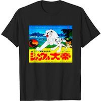 T-shirt pour hommes Kimba The White Lion en noir — T-shirts pour hommes