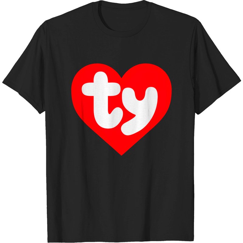 Beanie Baby Tag Men's T-Shirt - Black — Mens T Shirts
