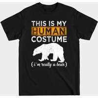 This Is My Human Costume Bear Men's T-Shirt — Mens T Shirts