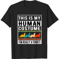 T-shirt pour hommes « This Is My Human Costume Ferret » — T-shirts pour hommes