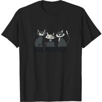 Ew, People - Cats Men's T-Shirt in Black