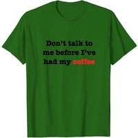 Ne me parle pas avant que j'aie eu mon café - T-shirt pour hommes — T-shirts pour hommes