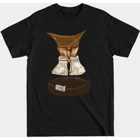 T-shirt Chemex Café pour hommes en noir