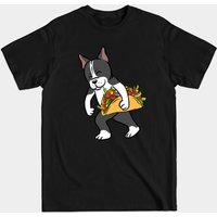 T-shirt pour hommes Boston Terrier Taco Lover