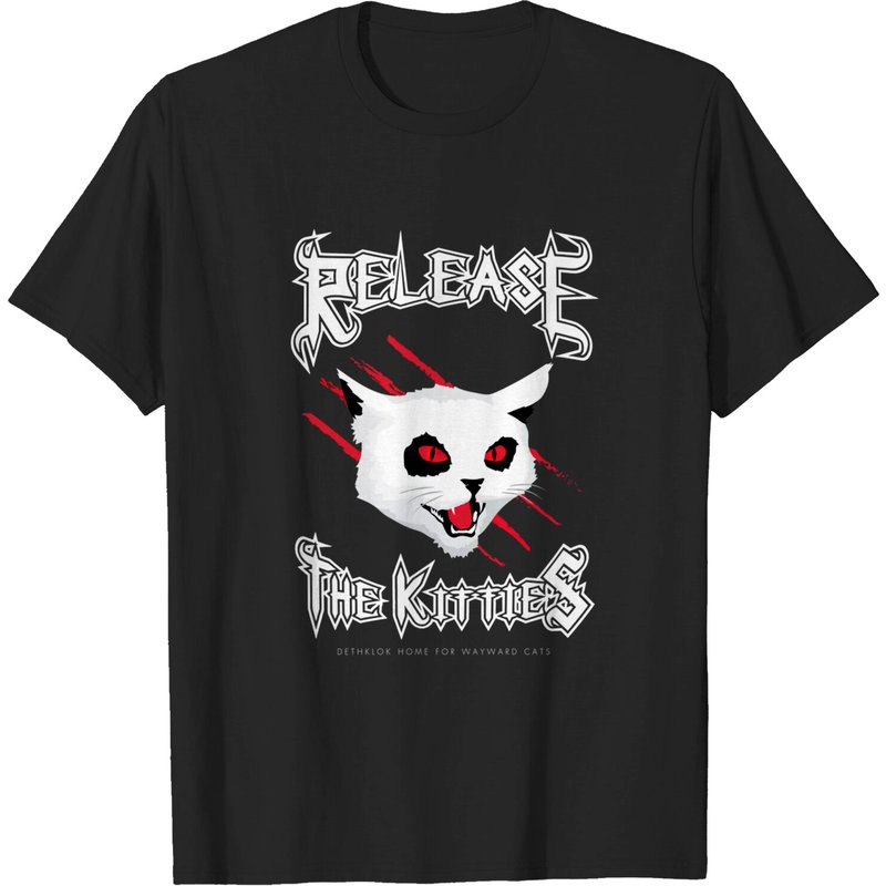 Release The Kitties - Metalocalypse Men's T-Shirt — Mens T Shirts