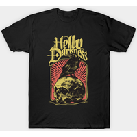 T-shirt pour hommes Hello Darkness Gothic