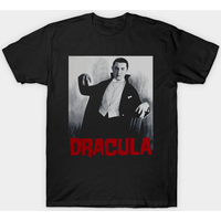 Dracula Vintage Poster Design Men's T-Shirt — Mens T Shirts