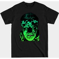 T-shirt pour hommes Visage de Loup-Garou Vintage