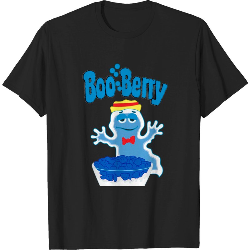 T-shirt Noir pour Hommes Boo Berry