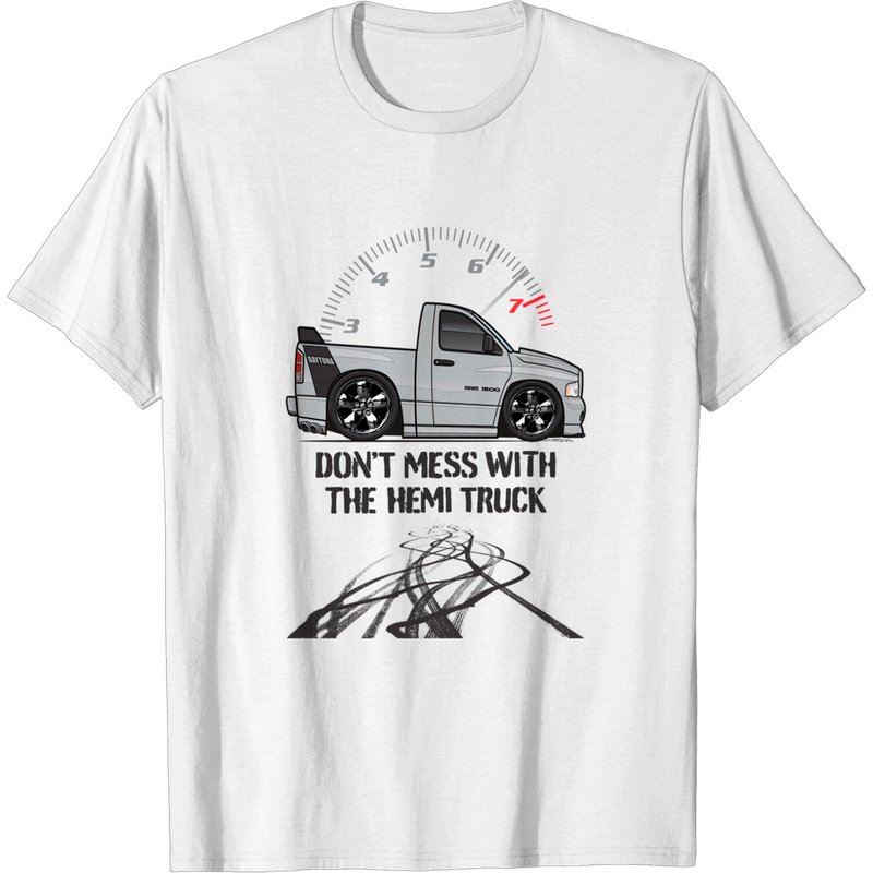 Ram Truck Hemi T-Shirt for Men - Silver — Mens T Shirts
