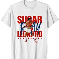 T-shirt de boxe Sugar Ray Leonard pour hommes