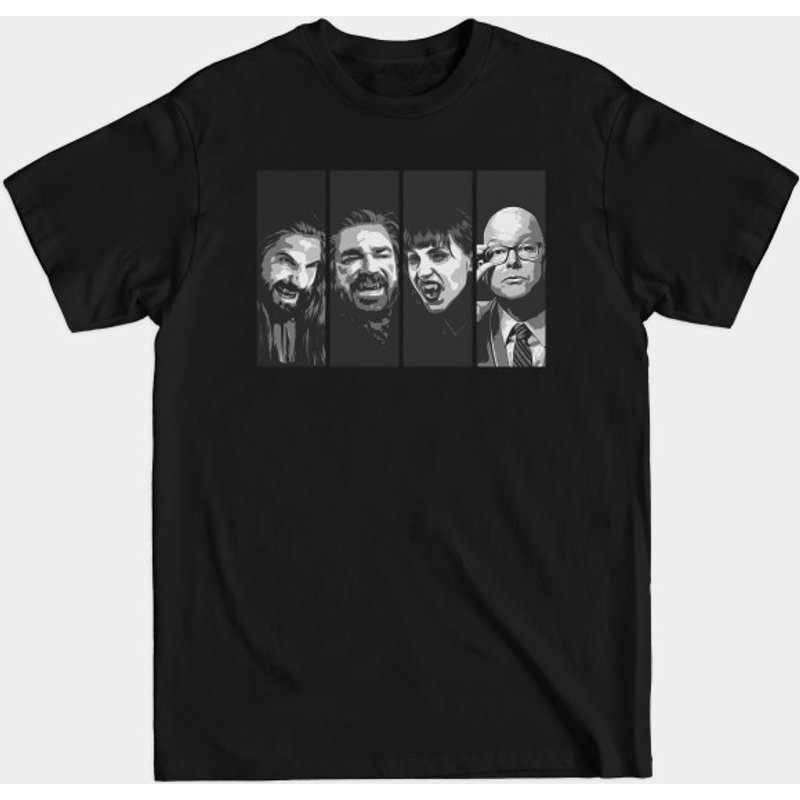 What We Do In The Shadows - T-shirt BW Vintage pour hommes — T-shirts pour hommes