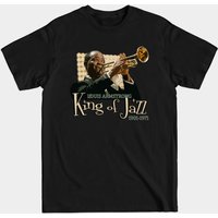 Louis Armstrong King of Jazz Men's T-Shirt — Mens T Shirts