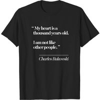 Charles Bukowski Literary Quote Men's T-Shirt — Mens T Shirts