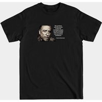 T-shirt pour hommes avec citation de Charles Bukowski en noir — T-shirts pour hommes