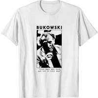 T-shirt Bukowski Love - Impression noir sur couleur — T-shirts pour hommes