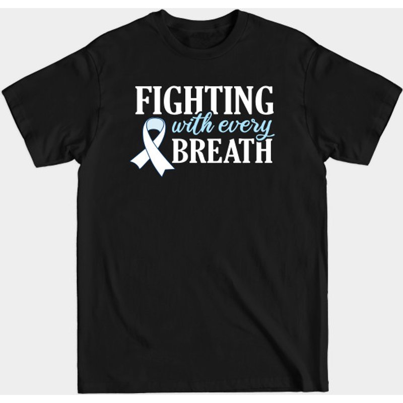 Lung Cancer Awareness T-Shirt for Men - Black — Mens T Shirts