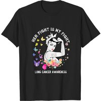 Her Fight Is My Fight Lung Cancer Awareness T-Shirt for Men — Mens T Shirts