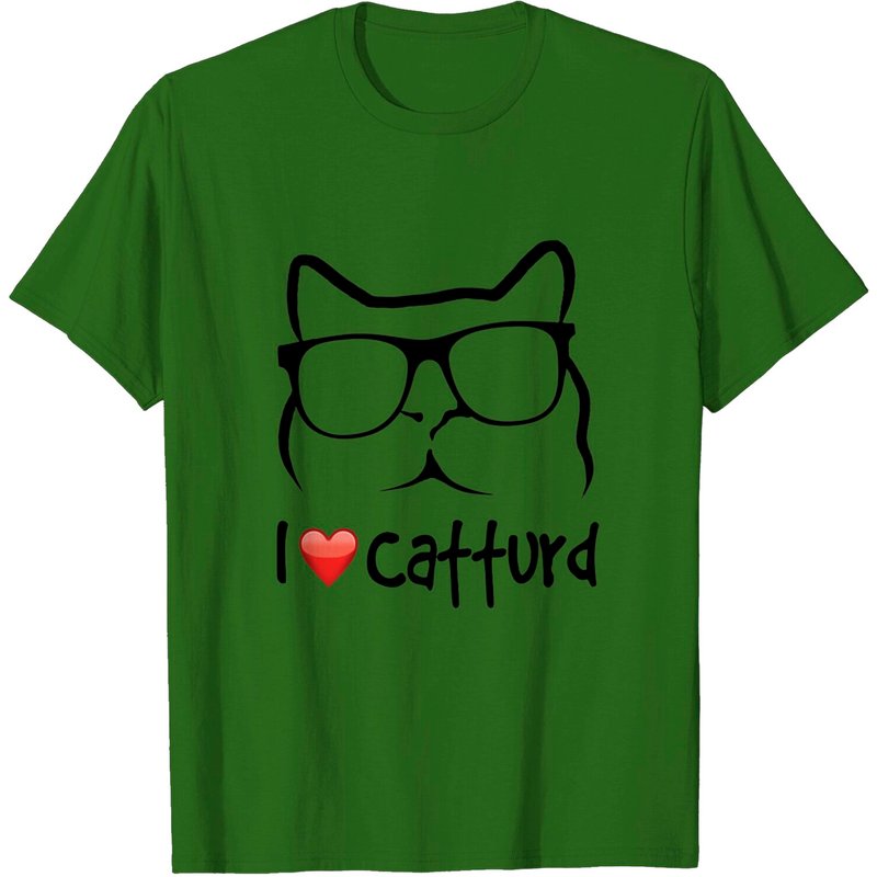 T-shirt pour hommes I Love Catturd — T-shirts pour hommes