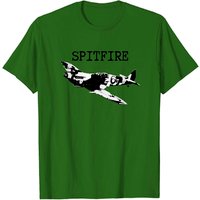 Spitfire Plane Graphic T-Shirt for Men