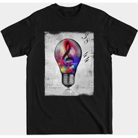 Music Musical Note T-Shirt for Men in Black